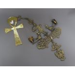 A coptic cross and a hanging length 50cm