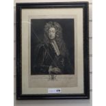 John Faber (c. 1695-1756), 1733 mezzotint, William Cavendish, 2nd Duke of Devonshire, after Sir