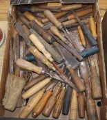 A collection of woodworking tools