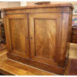 A small Victorian mahogany sideboard W.110cm