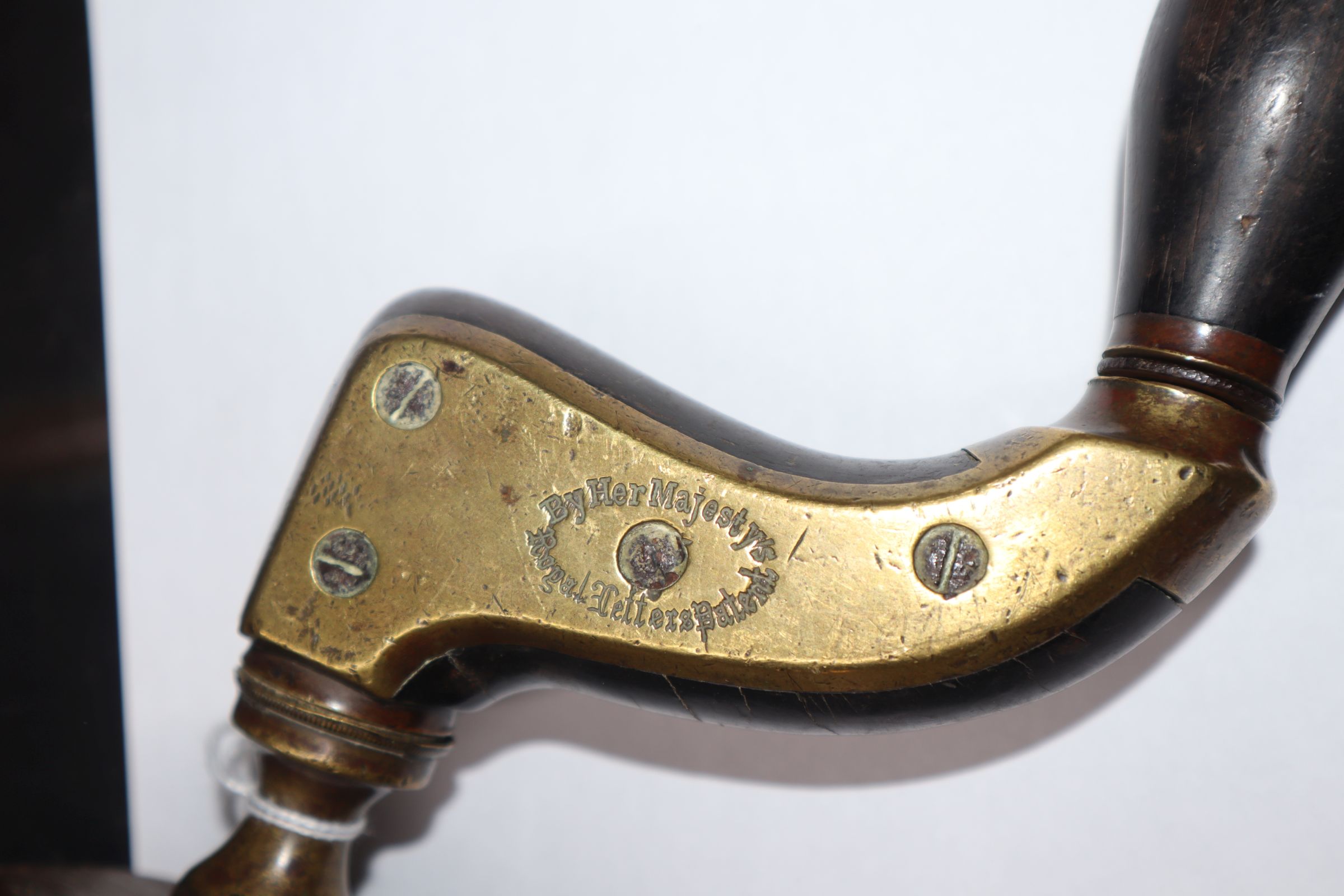 A brass anemometer by Davis Derby and a William Harples brace - Image 7 of 9