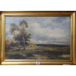 Carl Brennir (1850-1920), oil on canvas, Autumn near Milnthorpe, Westmoreland, signed 40 x 60cm