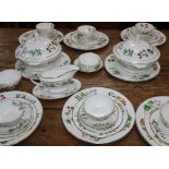 A Minton 'Meadow' pattern dinner service