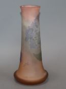 A Galle cameo vase height 24cm