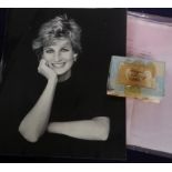 Princess Diana and Prince Charles' Wedding 1981 - a piece of wedding cake and letters related to the