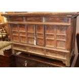 A 19th century Chinese two door low cabinet W.108cm