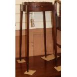 A George III design mahogany urn stand H.60cm