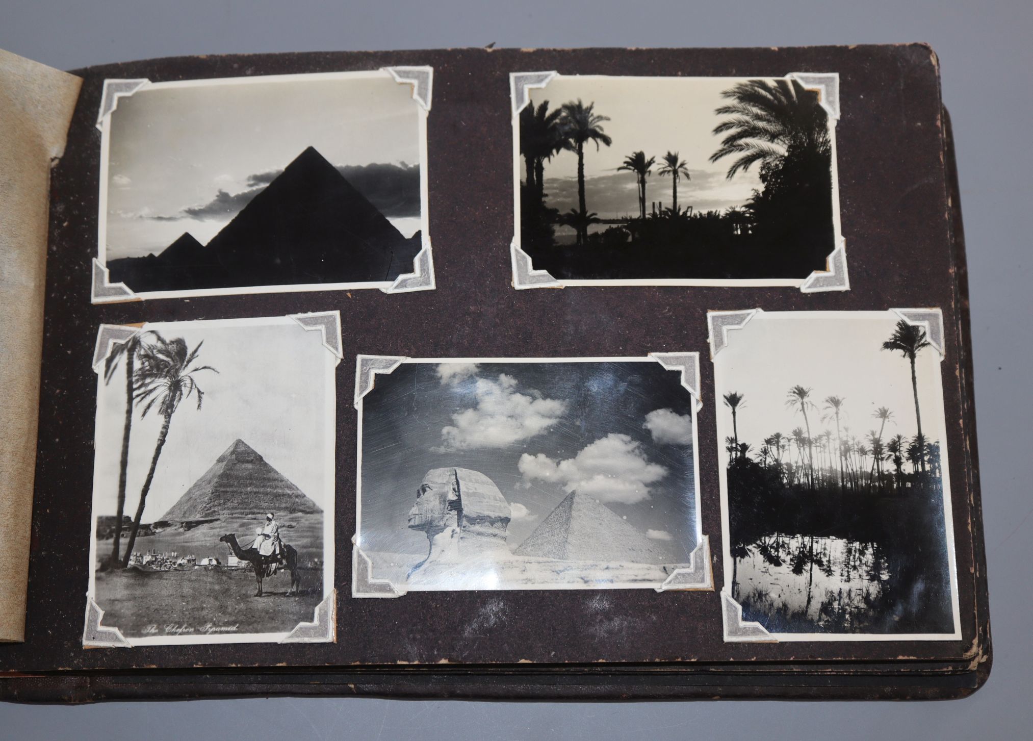 WWII interest: Three albums of photos, North Africa etc