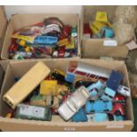 A quantity of Dinky, Matchbox and other diecast vehicles