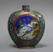 A Chinese cloisonne enamel snuff bottle