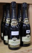 Six bottles of Ridgeview Pimlico sparkling Pinot Noir, (2009 non-vintage).