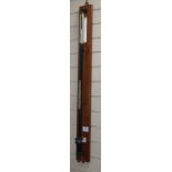 A stick barometer H.108cm