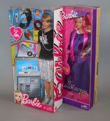 Six Barbie dolls including Avon Barbie, Graduation Barbie and others