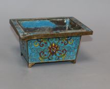 A Chinese cloisonne enamel flower pot, 19th century