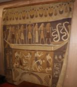 A large Egyptian applique wall hanging