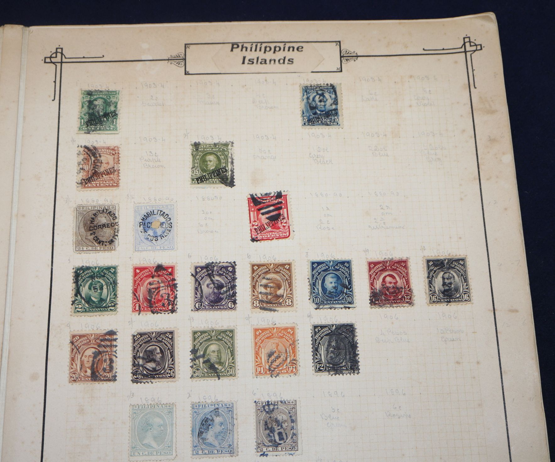 An accumulation of stamps in albums and loose including Russia