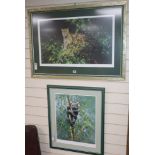 David Shepherd (1931-2017), limited edition prints, 'Jaguar', No. 233/850 and 'Koala Bear' No. 347/