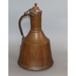 A large Philippines copper water jug height 41cm