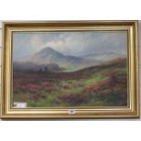 Sidney Watts (20th century), Moorland landscape, signed, 39 x 59cm