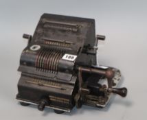 A Vintage German Brunsviga 132K 218462 calculator