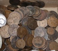 A large quantity of British coins