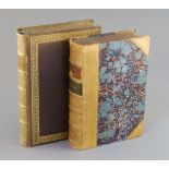 Dickens, Charles - Dombey and Son, 8vo, half calf with marbled boards, 40 plates, including title