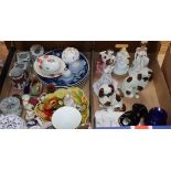 A quantity of mixed ceramics, collectables and glass (2 boxes)