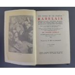 Rabelias, Francois - Works, 2 vols, qto, illustrated by W. Heath Robinson, original white buckram,