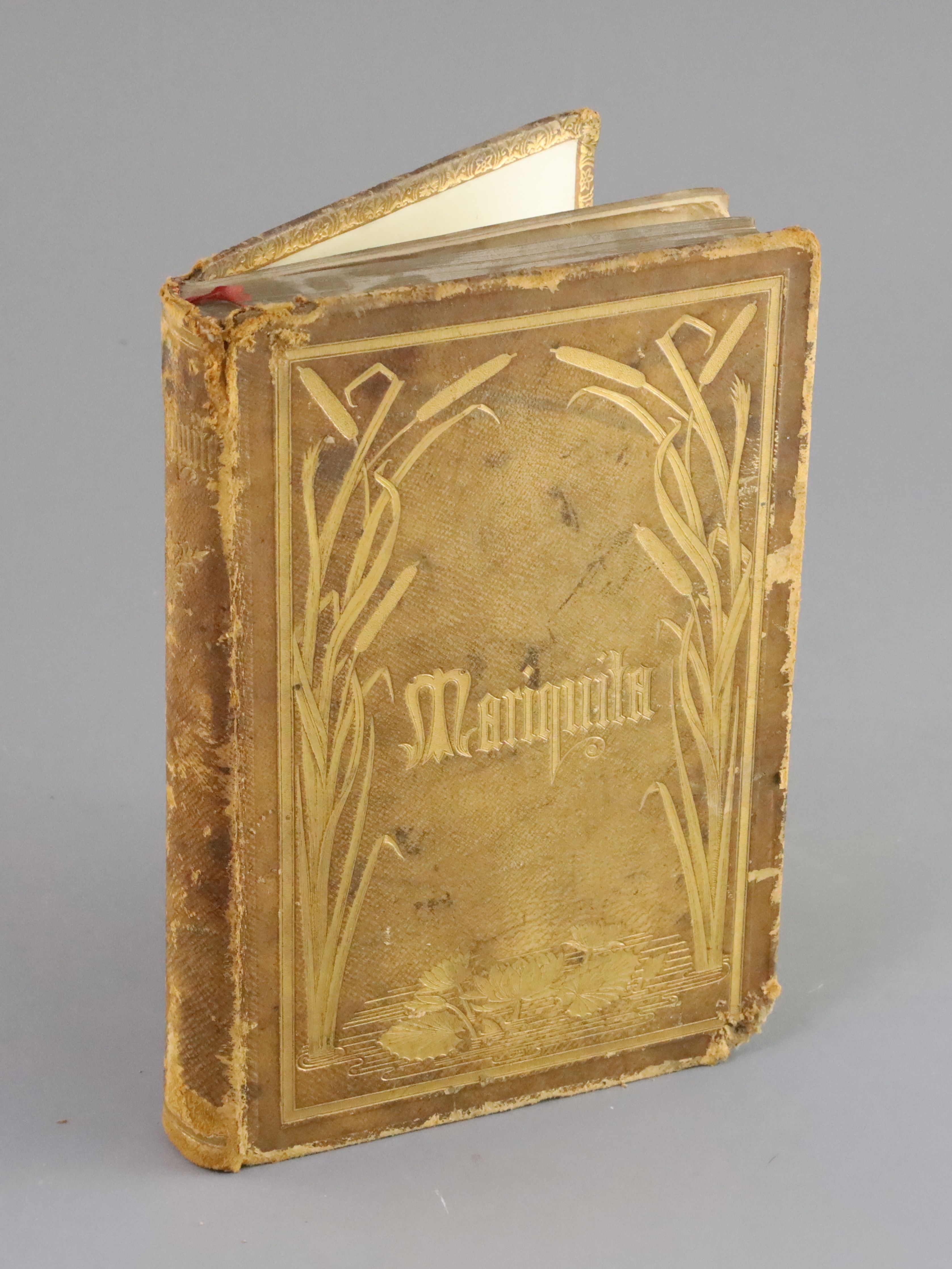 Grant, Henry - Mariquita, 8vo, gilt - decorated brown morocco, designed by John Leighton, - Image 3 of 3