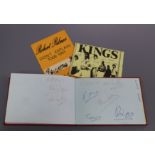 Autograph albums, mainly contemporary musicians to include Elton John, Eric Clapton, members of