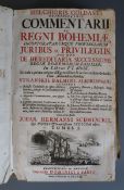 Schminckii, Johan Hermanni - Melchioris Goldasti Heiminsfeldii, 2 vols in 1, folio, vellum, Dominici