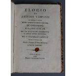 Canoval, Stanislao - Elogio di Amerigo Vespucci, 4th [and last] edition, 8vo, engraved portrait