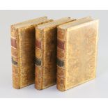 Ellis, George - Specimens of the Early English Poets, 1st edition, 3 vols, 8vo, tree calf gilt, G.