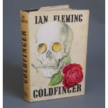 Fleming, Ian - Gold Finger, 1st edition, first impression, with unclipped d.j., (has small tear at
