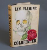 Fleming, Ian - Gold Finger, 1st edition, first impression, with unclipped d.j., (has small tear at