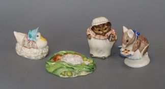 Eight Royal Albert Beatrix Potter figures