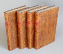 Baretti, Giuseppe Marc Antonio - A Journey from London to Genoa, 1st edition, 4 vols, 8vo, tree