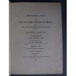 Scott, John - Picturesque Views of the City of Paris, 2 vols in 1, folio, rebound quarter calf, with