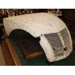 A vintage Citroen 2CV car bonnet