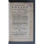 [Bourgoing, Jean Francois de; L'Abbe Giraud] - Nouveau Voyage en Espagne, 3 vols, 8vo, calf, 12