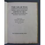 Golden Cockerel Press - Bell, Gertrude - The Arab War, one of 500, original quarter niger, London