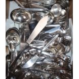 A large BSF Inox canteen of cutlery, German, for twelve including six butter knives and six
