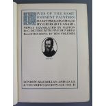 Vasari, Giorgio - Lives of the most Eminent Painters and Sculptors, 10 vols, qto, original cloth,