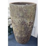 A large 'Atlantis' garden planter W.55cm, H.95cm