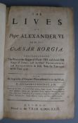 Gordon, Alexander - The Lives of Pope Alexander VI and His Son Caesar Borgia, folio, calf, rebacked,