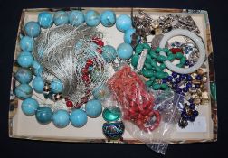 A group of assorted costume jewellery