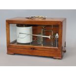 A Short & Mason barograph in mahogany case, No. 127, W 32cm