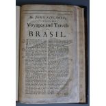 Nieuhof, Johannes - Voyages and Travels into Brazil, and the East Indies, part one only, folio,