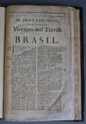 Nieuhof, Johannes - Voyages and Travels into Brazil, and the East Indies, part one only, folio,