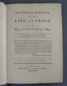 Walpole, Horace - Historic Doubts on the Life and Reign of King Richard and the Third, 2nd